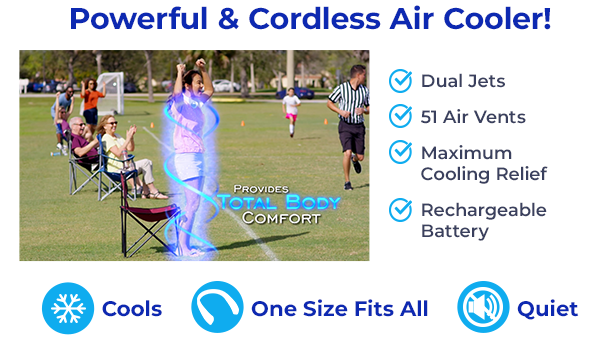 Powerful & Cordless Air Cooler!