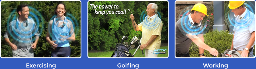 Arctic Air™ Freedom Great For Exercising Golfing and Relaxing